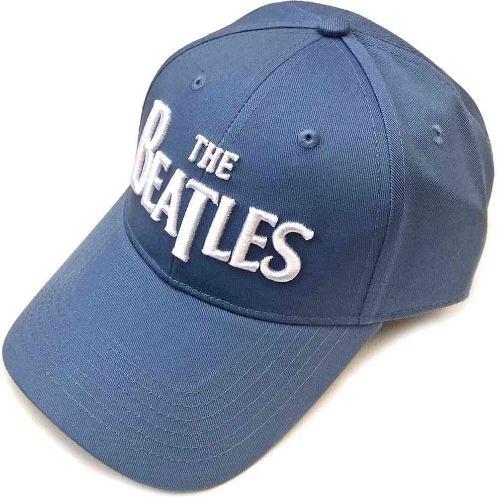 The Beatles - White Drop T Logo Baseball cap - Blau